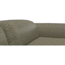 flexlux Ecksofa "Salino, Funktionssofa mit Recamiere, Relaxsofa, Ecksofa", grün (fall grün), B:307cm H:88cm T:182cm, 62% Polyester, 17% Cotton, 14% Viscose, 7% Linen, Sofas, Ecksofa, Sofa mit Arm- und Kopfteil-Verstellungen, Kaltschaum & Stahl-Wellen