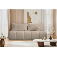 kaiser möbel Schlafsofa Beige, Holz, Rechteckig, 207x91x103 cm, Wohnzimmer, Sofas & Couches, Schlafsofas