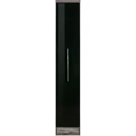 kochstation Apothekerschrank KS-Samos 30 x 60 x 165 cm Schwarz