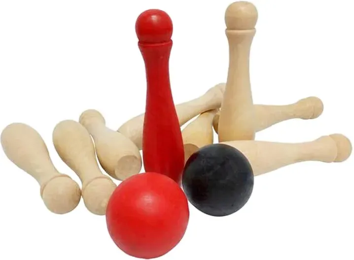 Outdoor Spiel Garten-Bowling inkl. Tragetasche FSC