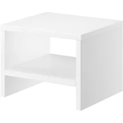 Erst-Holz Nachttisch modern weiß Kiefer massiv 90.20-K5 W