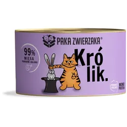 PAKA ZWIERZAKA Kaninchen Nassfutter für Katzen 200 g