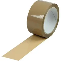 TransPak PP-Packband, leise, Acrylat, braun 50mm x 66lfm., 48μ