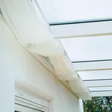 BECKMANN Sonnensegel BECKMANN "Schattier-Set", weiß, B:94cm T:262cm, Metall, Polyacryl, Sonnensegel, für Terrassen-Überdachung Exklusiv Gr. 1