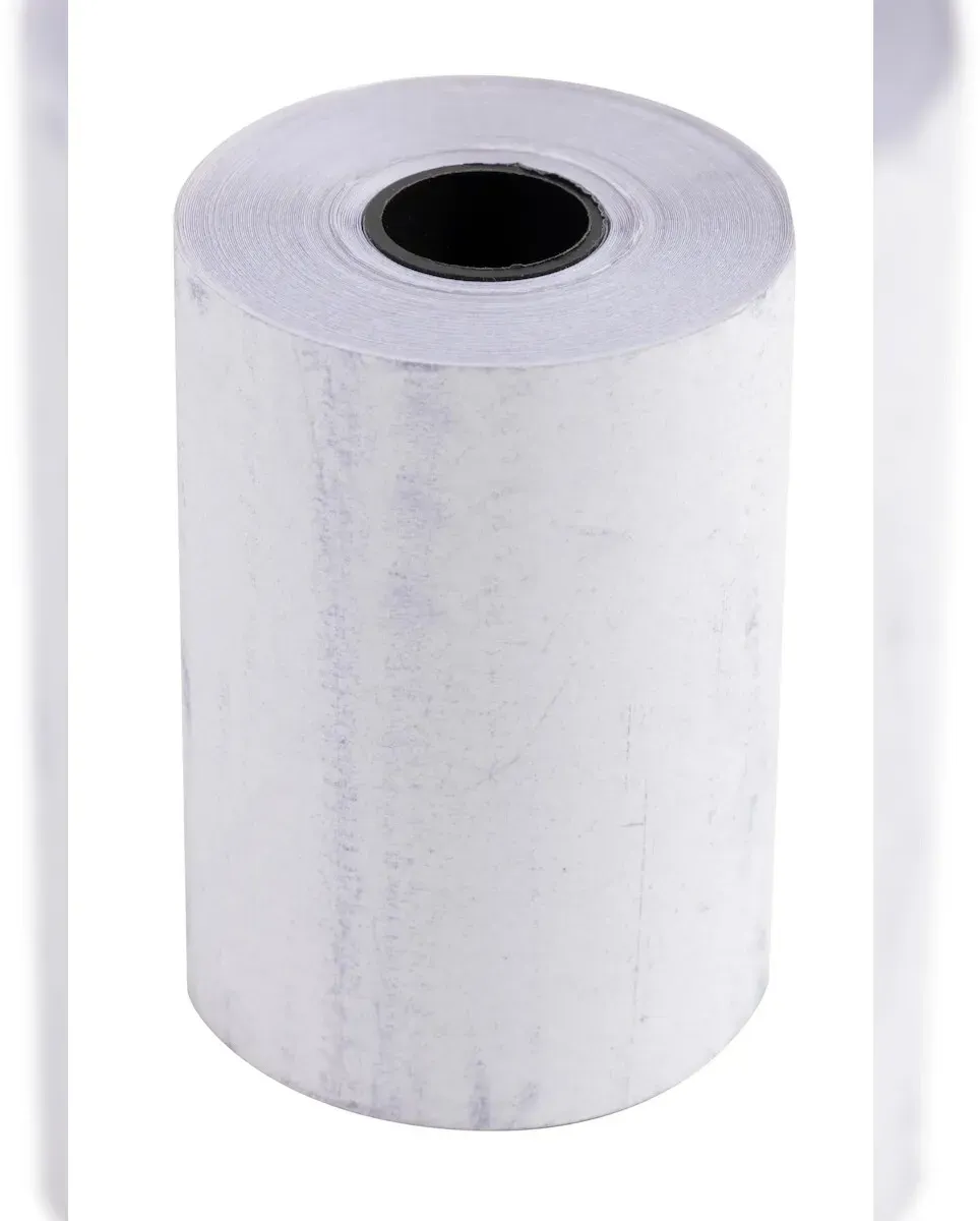 Exacompta 42454E 120x Rolle 2-lagig unabhängiges, für Kartenzahlung, 60g, Breite: 57mm, Durchmesser Kern 12mm, Länge: 10m - Weiß