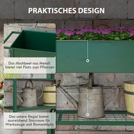 Outsunny Hochbeet 109 x 44 x 80 cm Grün