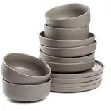 LEONARDO Roma Geschirrset 12-tlg. taupe
