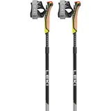 Leki Speed Pacer Vario Stöcke - Black / Yellow / Blue - 120 cm