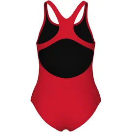 Arena Mädchen Girl's Team Swimsuit Swim Pro Solid Badeanzüge, Red-white, 164 EU