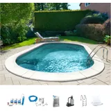 my pool bwt Ovalpool PREMIUM 360 x 623 x 150 cm inkl. Sandfilteranlage