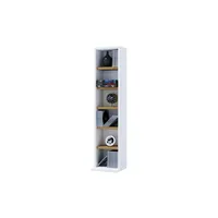 VCM Holz CD DVD Aufbewahrung Regal Elementa