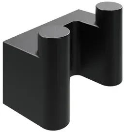 Ravak Doppelhaken Chrome II schwarz X07P1374