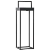 LUCANDE Solarleuchte Aluminium 58,3 cm inkl. 1 x 2,2 W LED schwarz