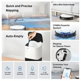 TP-Link Tapo RV20 Mop Plus Schwarz