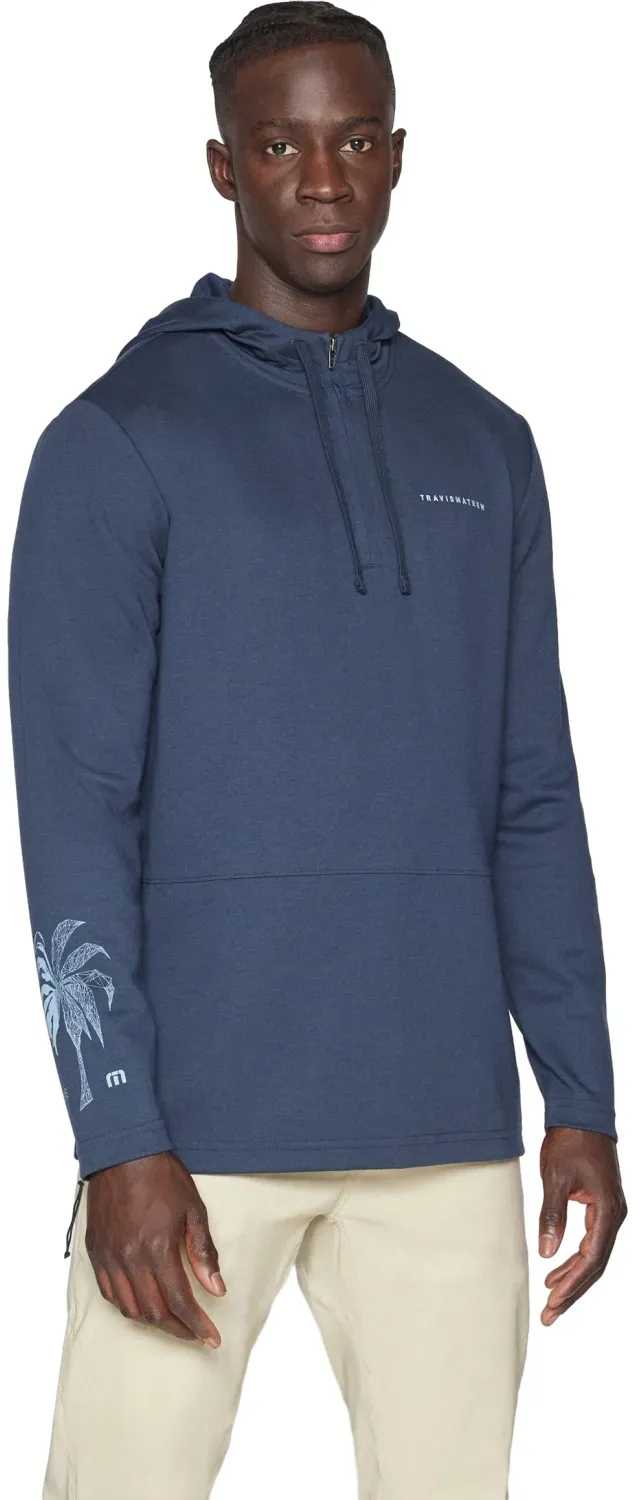 TRAVISMATHEW Hoodie Upgraded Palm, blau