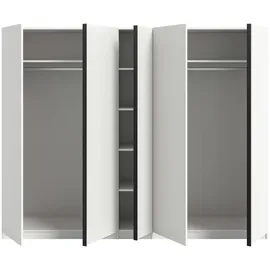 xonox.home Kleiderschrank Oakland 230 x 183 x 53 cm Weiß