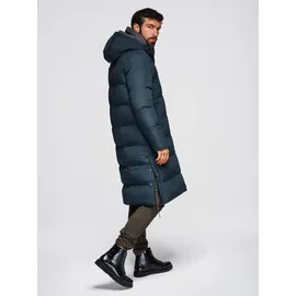 Ombre Wintermantel blau M