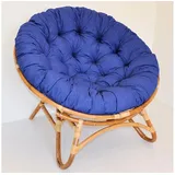 Rattani Rattanstuhl XXL Rattan Papasansessel / Rattansessel, Papasan inkl. Polster