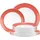 SELTMANN WEIDEN Liberty Pure Colors Tafelservice 12-tlg. flamingo red