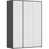Rauch Wäscheschrank VOYAGER 140 x 194 x 53 cm Grau/Weiß