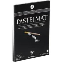 Clairefontaine Zeichenblock Pastelmat 12 St. 18 x 24 cm anthrazit