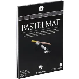 Clairefontaine Zeichenblock Pastelmat 12 St. 18 x 24 cm anthrazit