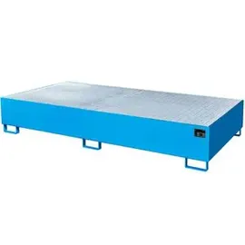 Bauer Südlohn Auffangwanne Stahl 265 x 130 cm Lichtblau unterfahrbar 1000 Liter