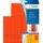 Herma Ordneretiketten 5132 Rot 38 x 297 mm 20 Blatt 100 St.