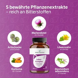 r(h)ein nutrition & health gmbh Leber-Komplex Mariendistel + Artischocke + Cholin