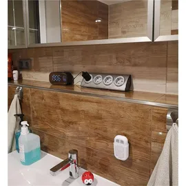 ChiliTec Steckdosenblock 4-fach Silber