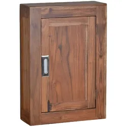 Bad Hängeschrank Massivholz Teak