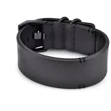 FYNCH-HATTON The Wide Leather Armband schwarz 27 cm