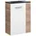 Fackelmann Waschbeckenunterschrank 44 x 60 x 24,3 cm Weiß Hochglanz