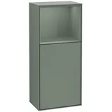 Villeroy & Boch Finion Seitenschrank F51, F510GMGM 41,8x93,6x27cm, rechts, Regal oben Olive Matt, Lacquer