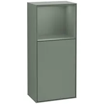 Villeroy & Boch Finion Seitenschrank F51, F510GMGM 41,8x93,6x27cm, rechts, Regal oben Olive Matt, Lacquer