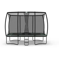 Berg Toys BERG Trampolin Regular 410 x 250 Grün + Sicherheitsnetz DLX XL