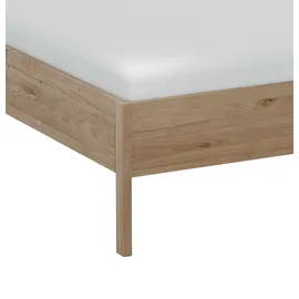 Home Affaire Bettgestell Nord Eichefurnier 165 x 205 cm Beige