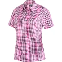 Maier Sports PHILINA Da-Bluse 1/2 Arm, pick beet/pink check,