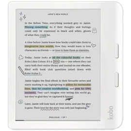 KOBO Libra Color 7 Zoll 2023 16 GB ohne Werbung Weiß