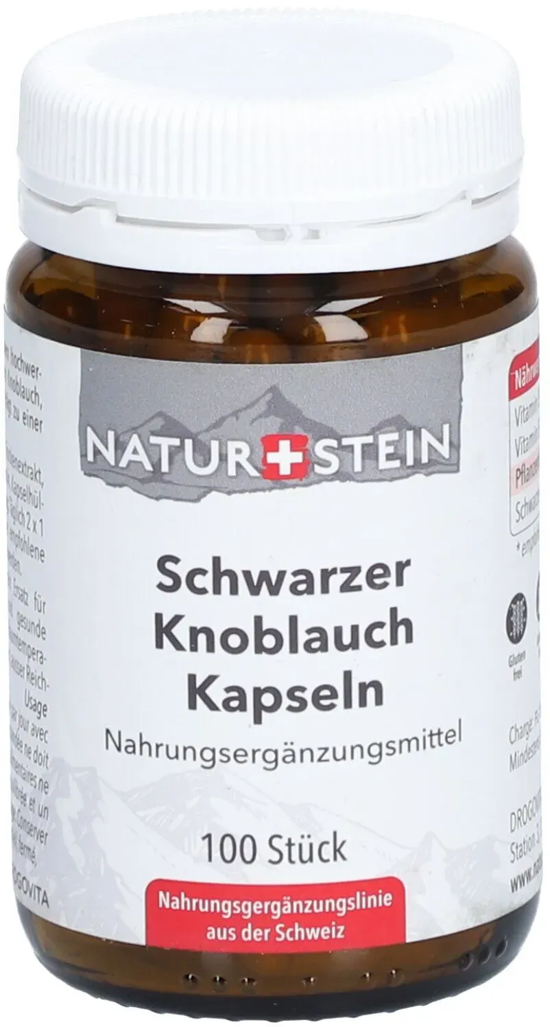 Naturstein Schwarzer Knoblauch