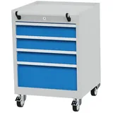 Bedrunka + Hirth Schubladenschrank »«, BxHxT: 53 x 75 x 50 cm, grau/blau - grau | blau