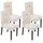 MCW Esszimmerstuhl Littau Textil creme 4er Set