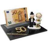 Geschenk für Goldene Hochzeit | Geldgeschenk | Hochzeit Geschenke Geld | Geldgeschenk Hochzeit personalisiert (Goldene Hochzeit 02)