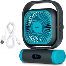 Medion E10 TF 20 cm Mini-Ventilator Blau