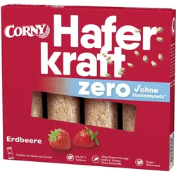 Corny Haferkraft Zero Erdbeere Riegel 4ST 140G