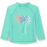 Playshoes UV-Schutz Bade Shirt Unisex Kinder Schwimmshirt Badebekleidung, Palmen