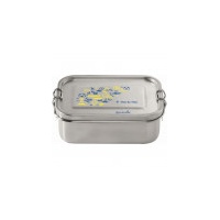 Step By Step Edelstahl Lunchbox Blue & Yellow