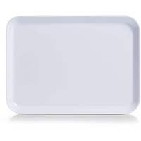 Zeller Tablett weiß rechteckig 18,0 x 18 cm