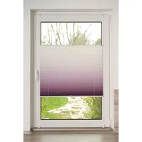 K-HOME Plissee »Farbverlauf Sunrise«, Lichtschutz, ohne Bohren, verspannt, rot