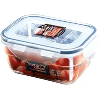 Lock & Lock Frischhaltedose rechteckig transparent 14,5 x 11 x 6,7 cm 0,55 l